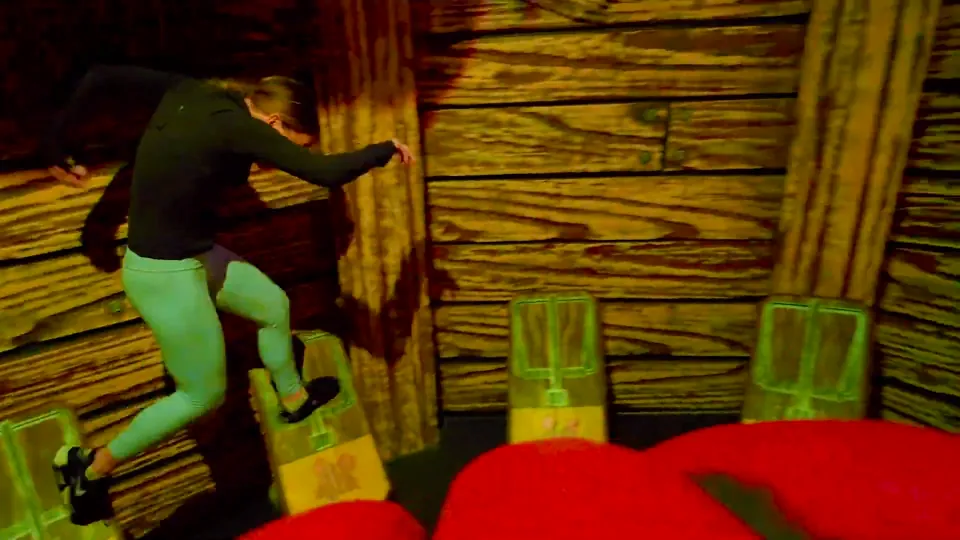 Players taking on a Bam Kazam game room